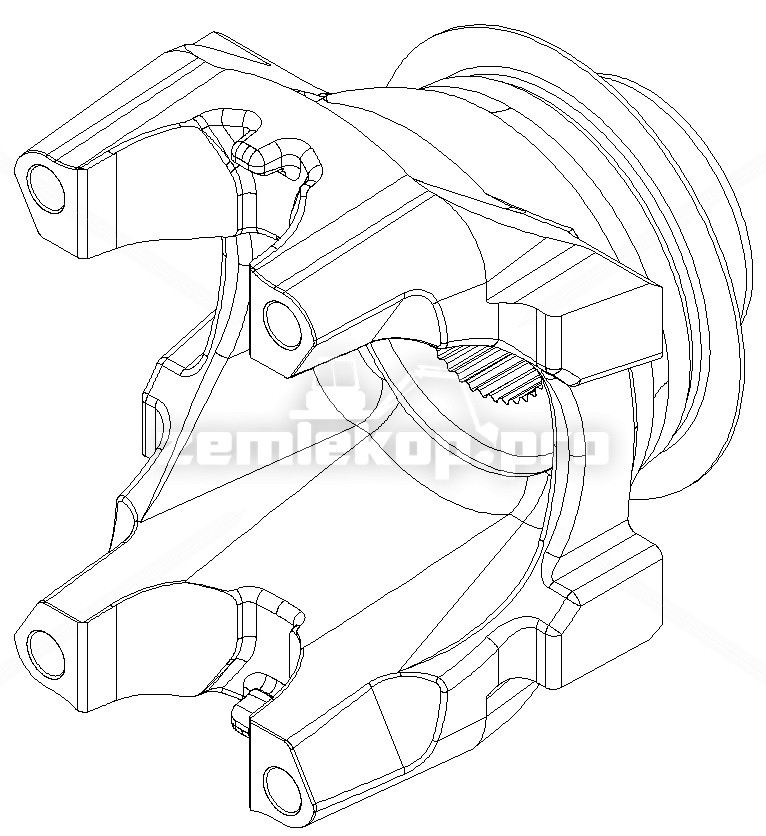 170-4-281-1X END YOKE ASSY