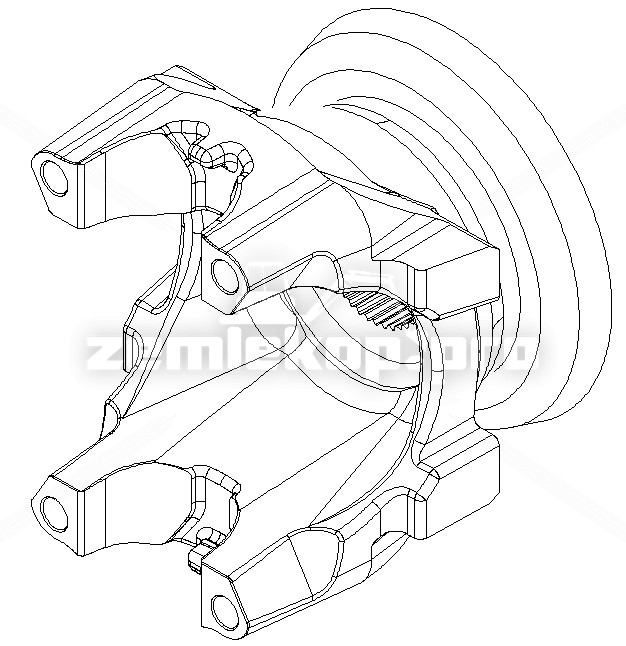 170-4-671-1X END YOKE ASSY