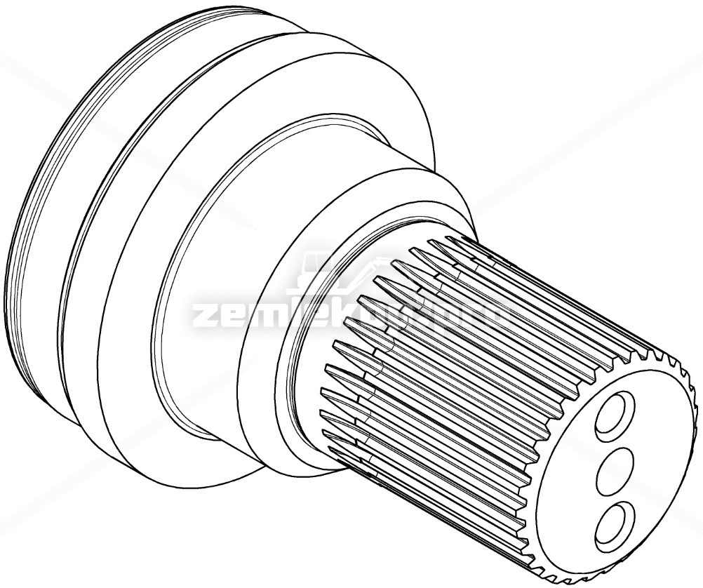 2113651611110 MIDSHIP TUBE SHAFT