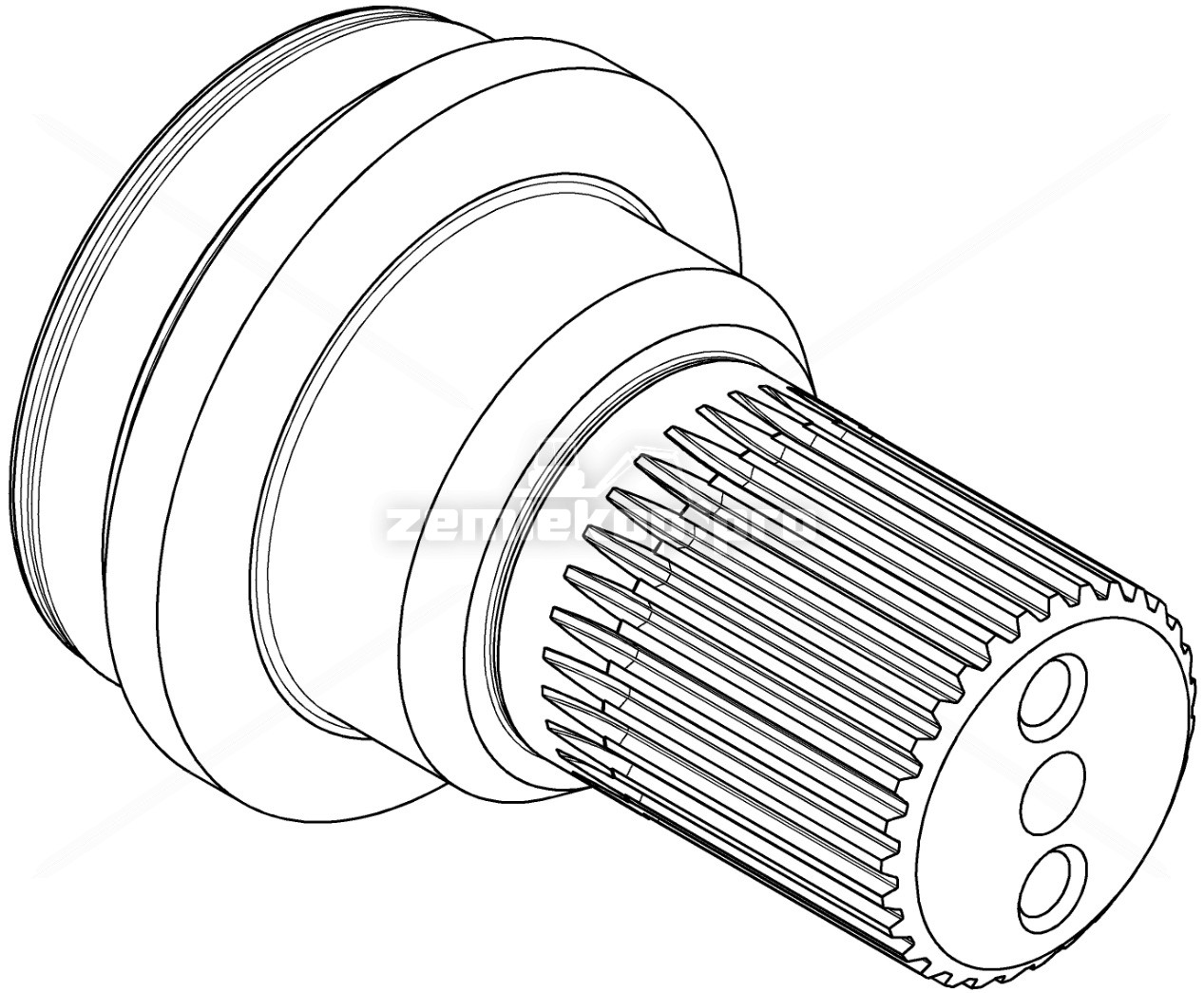 2113651611130 MIDSHIP TUBE SHAFT