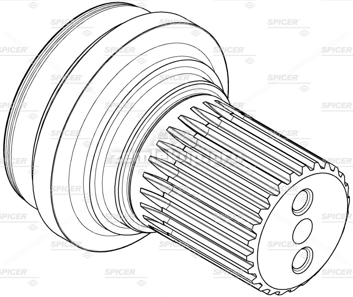 2113701600001 Stub shaft