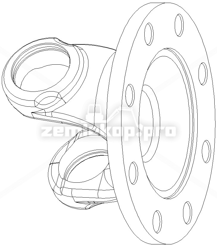 2687202000000 FLANGE YOKE DIN