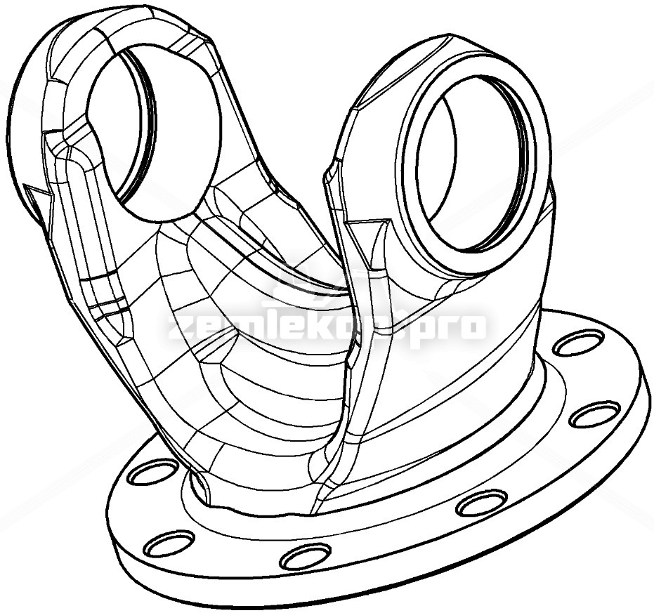 2687402700150 FLANGE YOKE DIN