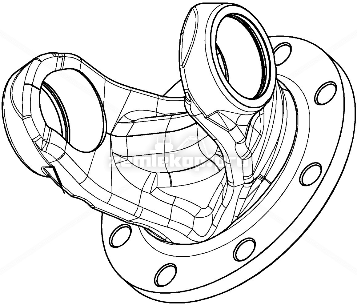 2687452000060C FLANGE YOKE with 3.1 CERTIFICATION