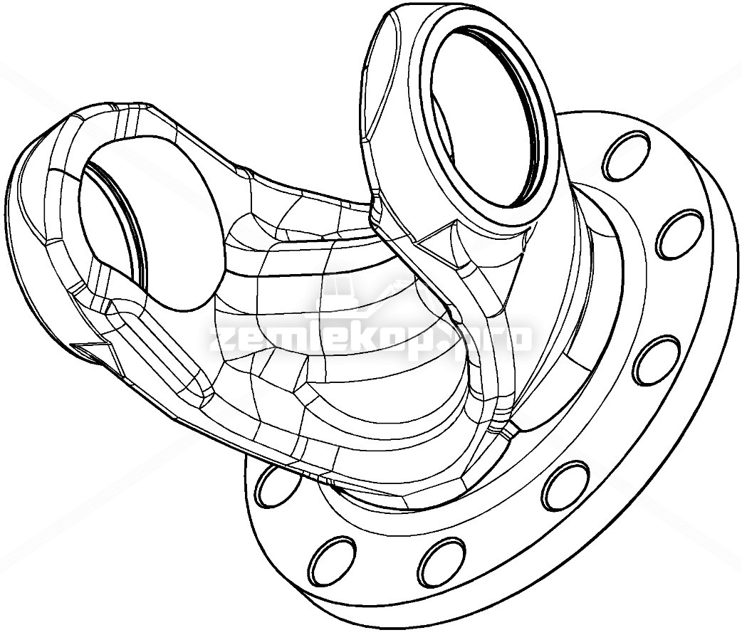 2687552700000 FLANGE YOKE A=180mm M=115mm
