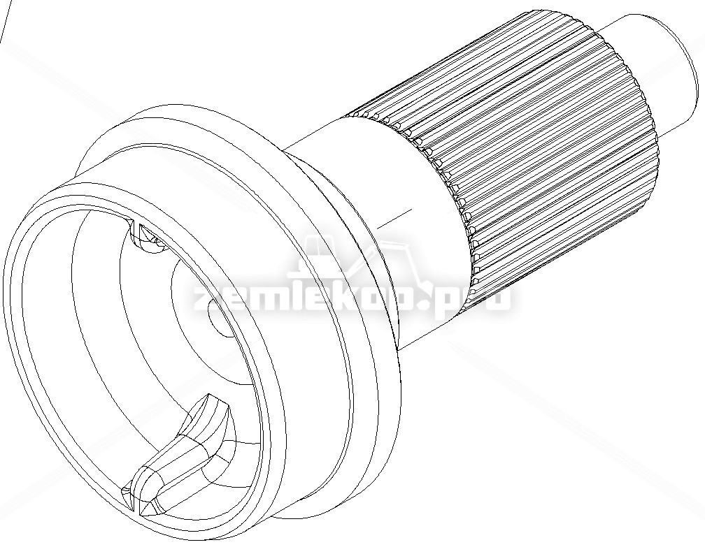 6.5-53-181 MIDHIP STUB SHAFT