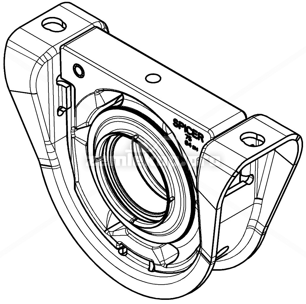 6613700100350 CENTRE BEARING ASSEMBLY