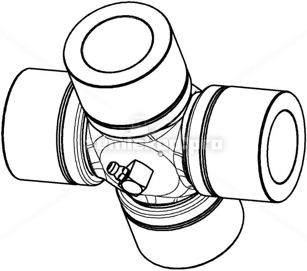 7587360600300C U-JOINT WITH 3.1 CERTIFICATION