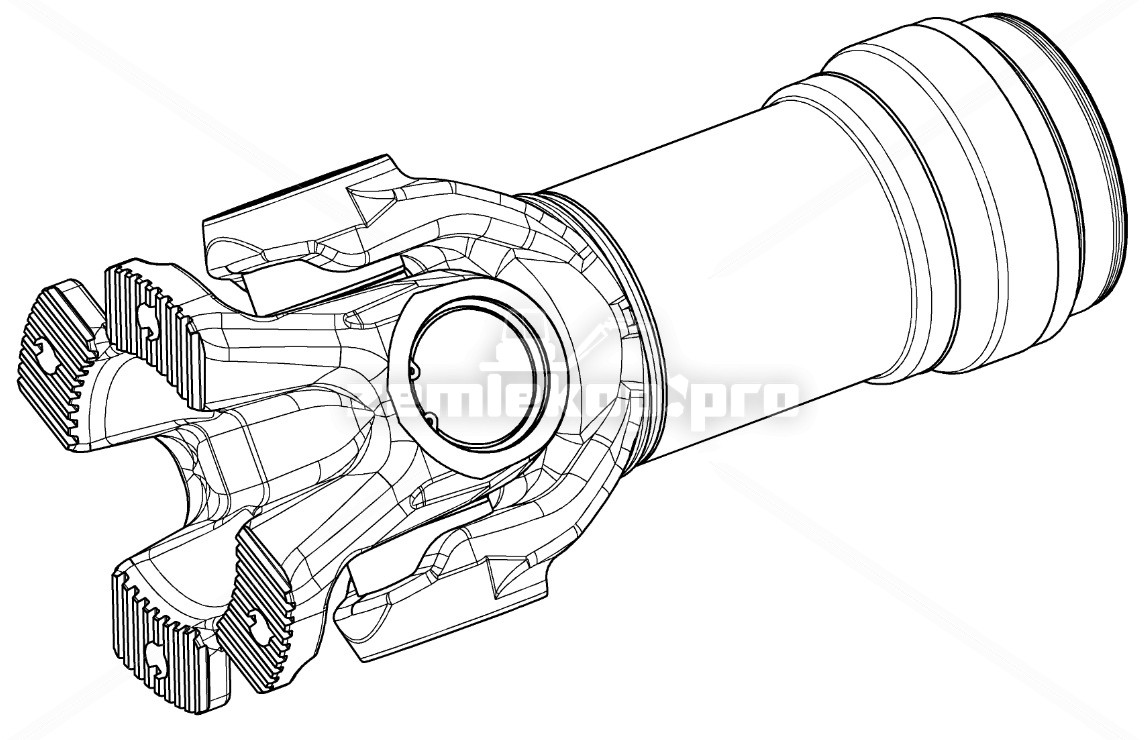 76876007012600310 YOKE SHAFT ASSEMBLY