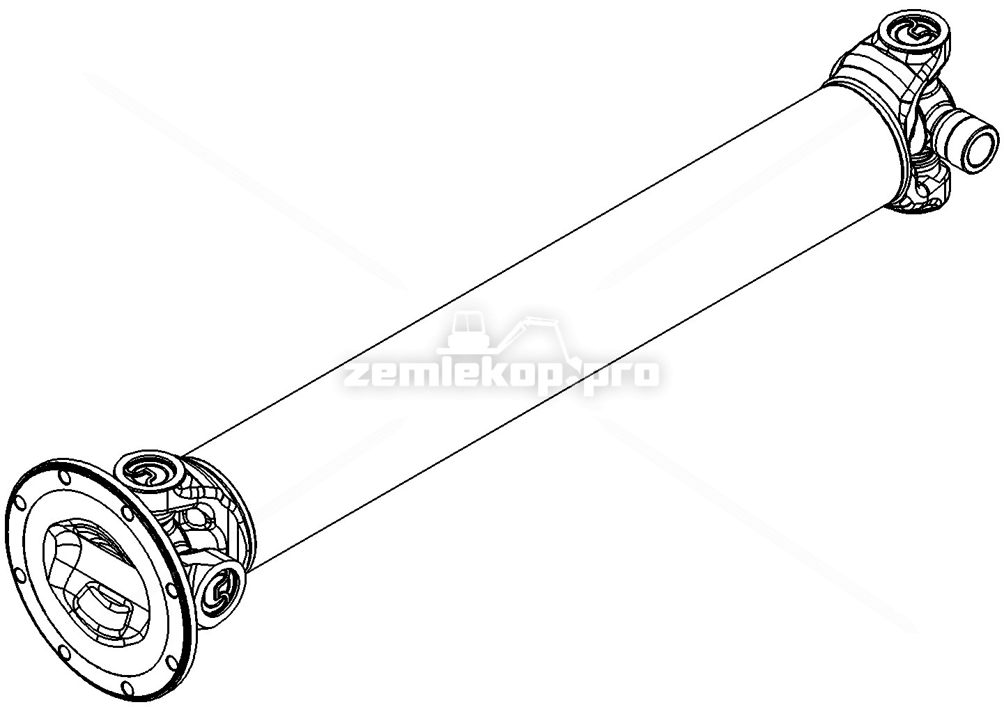 920034-0319 DRIVESHAFT (1 FLANGE)