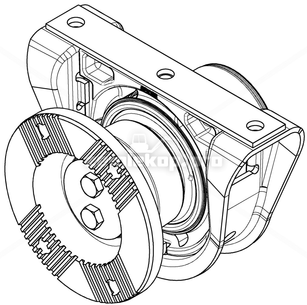 M-10036-00 MIDSHIP ASSEMBLY XS