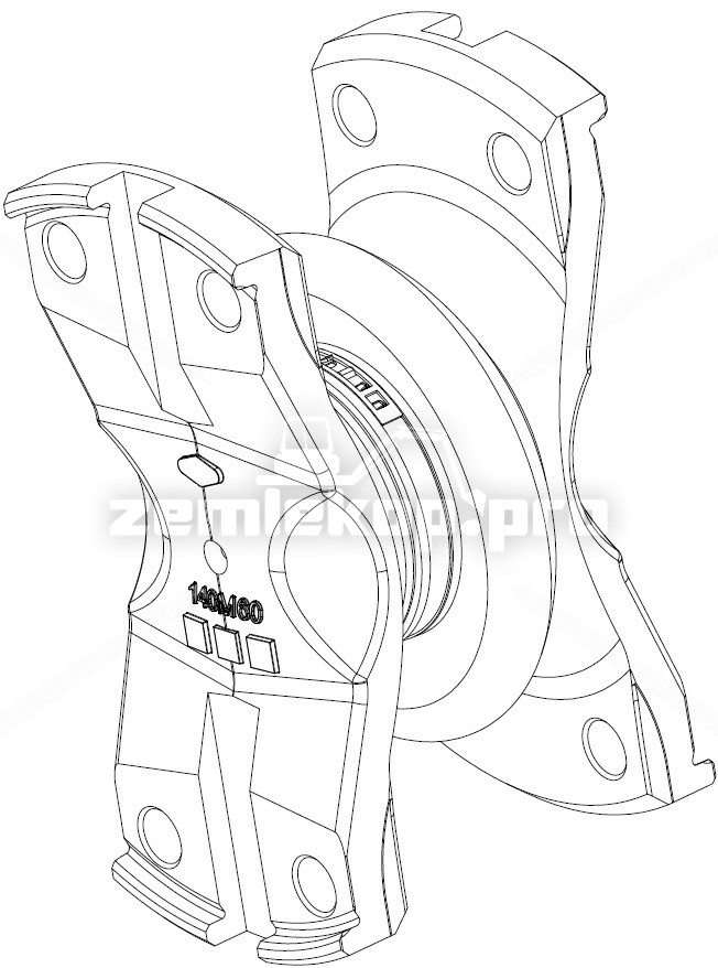 N-10025-00 DOUBLE JOINT NOCKLE WING STYLE